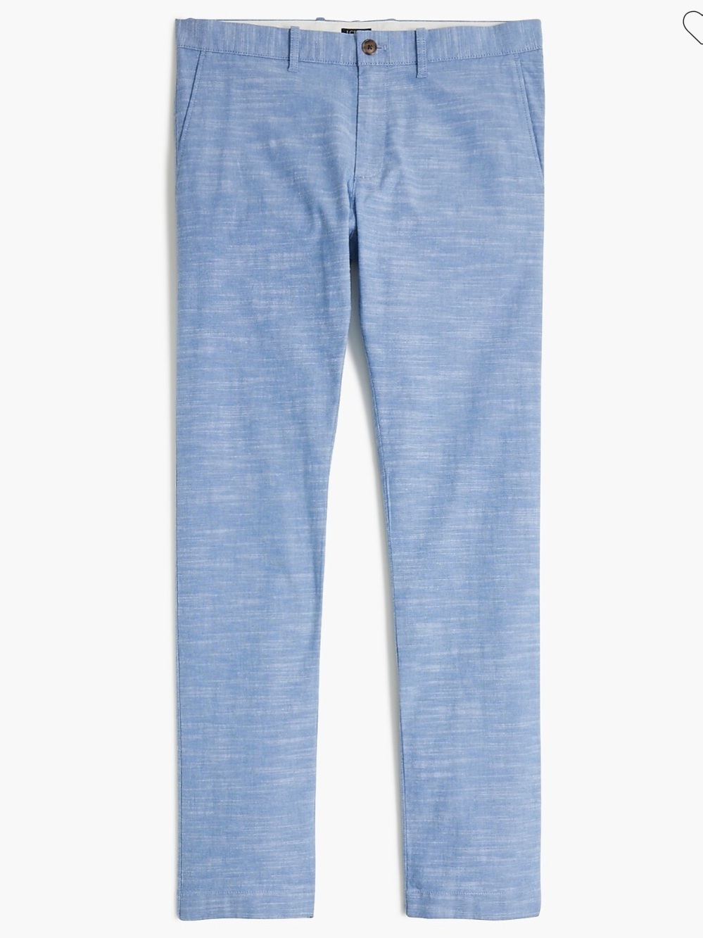 NWOT J. CREW Men’s Chambray Slim-Fit Flex Chino Pant Size 28x30
